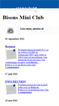 Mobile Screenshot of bisonsminiclub.canalblog.com