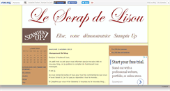 Desktop Screenshot of lisouscrap.canalblog.com