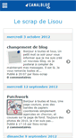 Mobile Screenshot of lisouscrap.canalblog.com