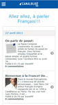 Mobile Screenshot of onparlefr.canalblog.com