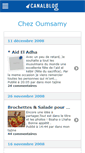 Mobile Screenshot of chezoumsamy.canalblog.com