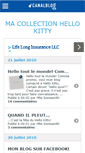 Mobile Screenshot of lovehellokitty.canalblog.com
