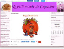 Tablet Screenshot of chezcapucine.canalblog.com
