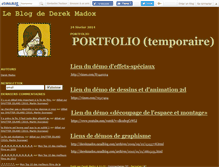 Tablet Screenshot of derekmadox.canalblog.com