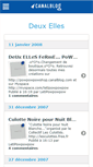 Mobile Screenshot of deuxellesboutik.canalblog.com