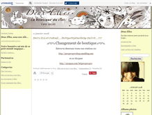 Tablet Screenshot of deuxellesboutik.canalblog.com