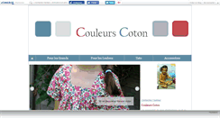 Desktop Screenshot of couleurscoton.canalblog.com