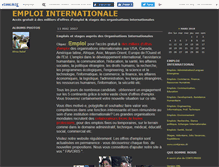 Tablet Screenshot of mondialemploi.canalblog.com