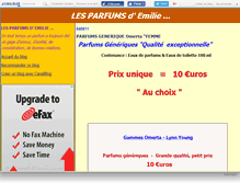 Tablet Screenshot of emilieparfums.canalblog.com