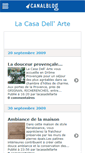 Mobile Screenshot of casadellarte26.canalblog.com