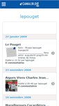 Mobile Screenshot of lepouget.canalblog.com