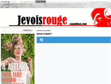 Tablet Screenshot of jevoisrouge.canalblog.com