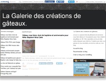 Tablet Screenshot of galeriedegateaux.canalblog.com