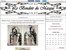Tablet Screenshot of boudoirdumasque.canalblog.com