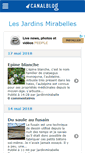 Mobile Screenshot of jardinmirabelle.canalblog.com