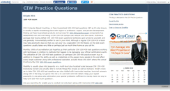 Desktop Screenshot of ciwpracticequ.canalblog.com