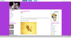 Desktop Screenshot of chezptitesouris.canalblog.com