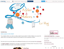 Tablet Screenshot of latelieramalices.canalblog.com