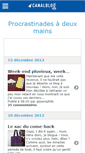 Mobile Screenshot of procrastinades.canalblog.com