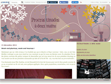 Tablet Screenshot of procrastinades.canalblog.com
