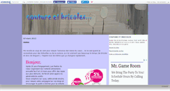 Desktop Screenshot of couturetbricoles.canalblog.com