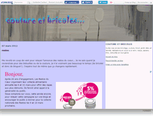 Tablet Screenshot of couturetbricoles.canalblog.com