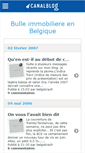 Mobile Screenshot of immobelgobulle.canalblog.com