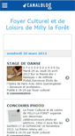 Mobile Screenshot of foyermilly.canalblog.com