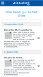 Mobile Screenshot of jemefaischier.canalblog.com