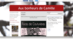 Desktop Screenshot of bonheurscamille.canalblog.com