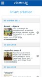 Mobile Screenshot of linart.canalblog.com