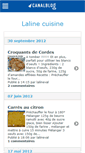 Mobile Screenshot of lalinecuisine.canalblog.com