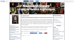 Desktop Screenshot of napoleon1news.canalblog.com
