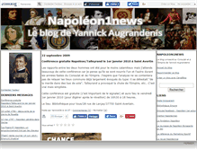Tablet Screenshot of napoleon1news.canalblog.com
