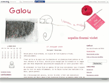 Tablet Screenshot of galou.canalblog.com