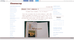 Desktop Screenshot of elwenscrap.canalblog.com