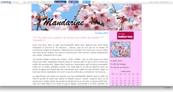 Desktop Screenshot of couleurmandarine.canalblog.com
