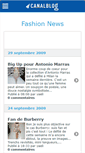 Mobile Screenshot of fashionnews.canalblog.com