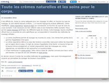 Tablet Screenshot of cremenaturelle.canalblog.com