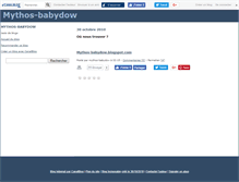 Tablet Screenshot of mythosbabydow.canalblog.com