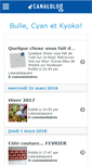 Mobile Screenshot of bulleetcyan.canalblog.com