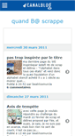Mobile Screenshot of beascrap.canalblog.com