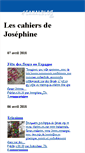 Mobile Screenshot of cahierjosephine.canalblog.com