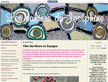 Tablet Screenshot of cahierjosephine.canalblog.com