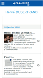 Mobile Screenshot of hervedubertrand.canalblog.com