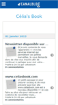 Mobile Screenshot of celiasbook.canalblog.com