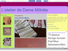 Tablet Screenshot of damemillotte.canalblog.com