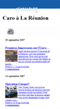 Mobile Screenshot of caroremireunion.canalblog.com