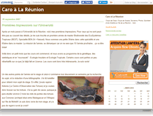 Tablet Screenshot of caroremireunion.canalblog.com