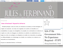 Tablet Screenshot of julesetferdinand.canalblog.com